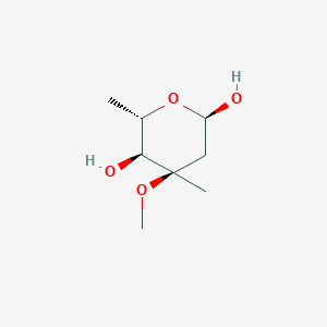 molecular formula C8H16O4 B12752972 alpha-l-Cladinose CAS No. 18423-89-7
