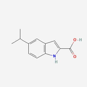 molecular formula C12H13NO2 B1275309 5-isopropyl-1H-indole-2-carboxylic acid CAS No. 383132-39-6