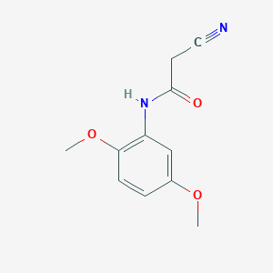 molecular formula C11H12N2O3 B1275312 2-cyano-N-(2,5-dimethoxyphenyl)acetamide CAS No. 113604-07-2