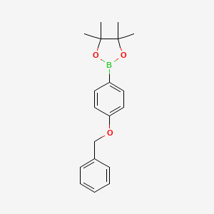2-(4-(Benzyloxy)phenyl)-4,4,5,5-tetramethyl-1,3,2-dioxaborolane