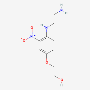 molecular formula C10H15N3O4 B12753273 HC Orange no. 2 CAS No. 85765-48-6