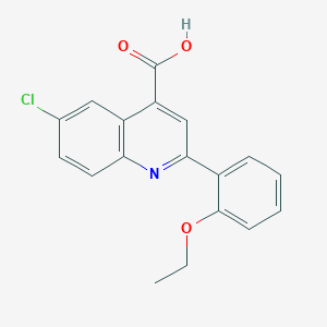 6-Chloro-2-(2-ethoxyphenyl)quinoline-4-carboxylic acid