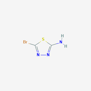 molecular formula C2H2BrN3S B127533 5-Bromo-1,3,4-thiadiazol-2-amine CAS No. 37566-39-5