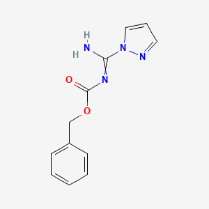 molecular formula C12H12N4O2 B1275336 N-Cbz-pyrazole-1-carboxamidine CAS No. 152120-62-2