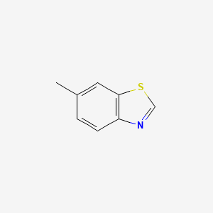 molecular formula C8H7NS B1275349 6-Methylbenzothiazole CAS No. 2942-15-6