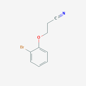 molecular formula C9H8BrNO B127536 3-(2-Bromophenoxy)propanenitrile CAS No. 154405-38-6