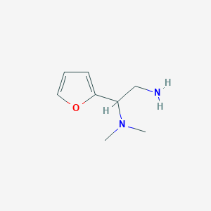 molecular formula C8H14N2O B1275371 1-(furan-2-yl)-N~1~,N~1~-dimethylethane-1,2-diamine CAS No. 851169-48-7