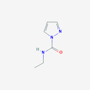 molecular formula C6H9N3O B127538 N-ethyl-1H-pyrazole-1-carboxamide CAS No. 150108-74-0