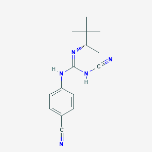 molecular formula C15H19N5 B12753824 Naminidil, (S)- CAS No. 220641-14-5