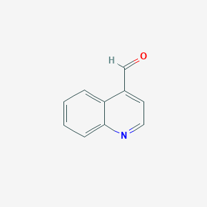molecular formula C10H7NO B127539 Quinoline-4-carbaldehyde CAS No. 4363-93-3