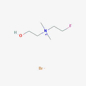 molecular formula C6H15BrFNO B12753949 Fluoroethylcholine bromide CAS No. 733050-47-0