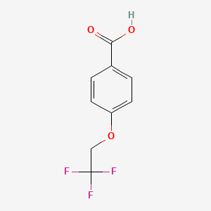 molecular formula C9H7F3O3 B1275395 4-(2,2,2-Trifluoroethoxy)benzoic acid CAS No. 27914-56-3