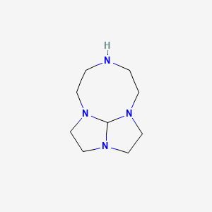 molecular formula C9H18N4 B12753975 Qvd35D4RP3 CAS No. 67705-42-4