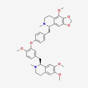 molecular formula C39H44N2O7 B12754020 Thaliracebine CAS No. 67591-63-3