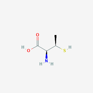 molecular formula C4H9NO2S B12754075 (2S,3R)-2-Amino-3-mercaptobutanoic acid CAS No. 43083-53-0