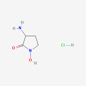 molecular formula C4H9ClN2O2 B12754101 HA-966 hydrochloride CAS No. 42585-88-6