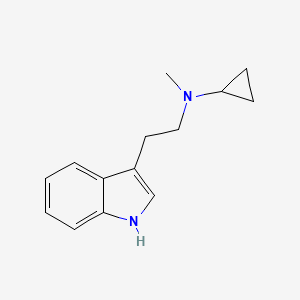 molecular formula C14H18N2 B12754183 Methylcyclopropyltryptamine CAS No. 1373918-63-8