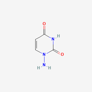 molecular formula C4H5N3O2 B1275422 1-Amino-2,4(1H,3H)-pyrimidinedione CAS No. 14493-37-9