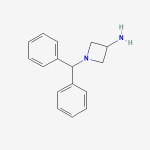 B1275430 1-Benzhydrylazetidin-3-amine CAS No. 40432-52-8