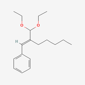 molecular formula C18H28O2 B1275436 alpha-Amylcinnamaldehyde diethyl acetal CAS No. 60763-41-9