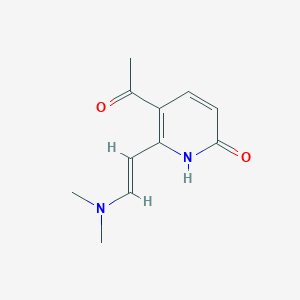 5-acetyl-6-[2-(dimethylamino)vinyl]-2(1H)-pyridinone