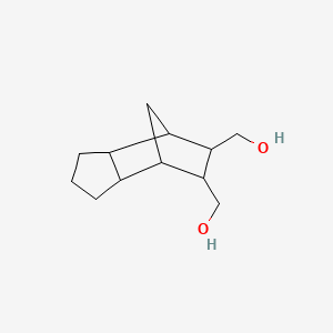 molecular formula C12H20O2 B12754429 Hexahydro-4,7-methanoindane-5,6-dimethanol CAS No. 171353-68-7