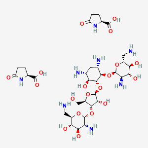 molecular formula C33H60N8O19 B12754587 Einecs 300-480-4 CAS No. 93940-81-9