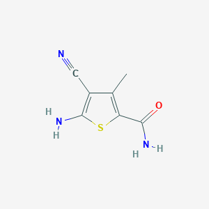5-Amino-4-cyano-3-methylthiophene-2-carboxamide