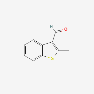 molecular formula C10H8OS B1275465 2-Methyl-1-benzothiophene-3-carbaldehyde CAS No. 30446-99-2