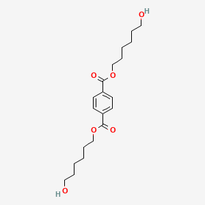 molecular formula C20H30O6 B12754685 Bis(6-hydroxyhexyl) terephthalate CAS No. 41138-37-8