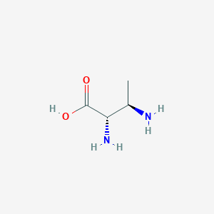 molecular formula C4H10N2O2 B12754717 (2S,3R)-2,3-Diaminobutanoic acid CAS No. 25023-80-7