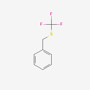 molecular formula C8H7F3S B1275486 Benzyl trifluoromethyl sulfide CAS No. 351-60-0