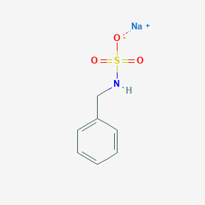 molecular formula C7H8NNaO3S B12754995 Sodium benzylsulfamate CAS No. 15790-83-7