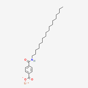 molecular formula C26H42LiNO3 B12755013 Lithium 4-[(octadecylamino)carbonyl]benzoate CAS No. 84501-54-2