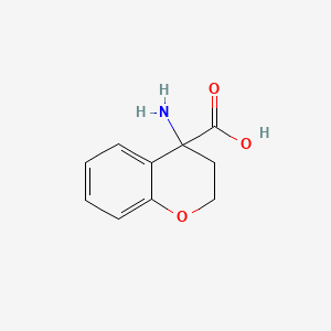 4-amino-3,4-dihydro-2H-1-benzopyran-4-carboxylic acid