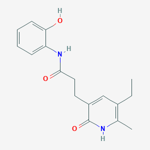 molecular formula C17H20N2O3 B12755113 72Xxd6GT83 CAS No. 147440-36-6