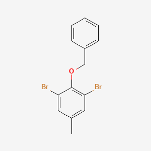 2-(Benzyloxy)-1,3-dibromo-5-methylbenzene