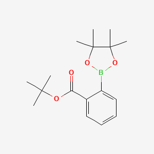 2-(tert-Butoxycarbonyl)phenylboronic acid pinacol ester