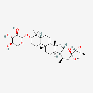 molecular formula C35H52O8 B12755275 Cimiracemoside I CAS No. 473554-73-3