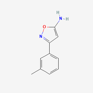 3-(3-methylphenyl)isoxazol-5-amine