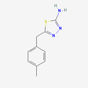 molecular formula C10H11N3S B1275536 5-(4-Methylbenzyl)-1,3,4-thiadiazol-2-amine CAS No. 39181-45-8
