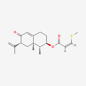 molecular formula C19H26O3S B12755448 S-Neopetasin CAS No. 87984-58-5