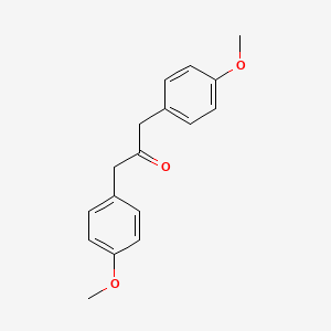 molecular formula C17H18O3 B1275549 1,3-Bis(4-methoxyphenyl)propan-2-one CAS No. 29903-09-1