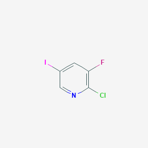 molecular formula C5H2ClFIN B127555 2-Chloro-3-fluoro-5-iodopyridine CAS No. 153034-99-2