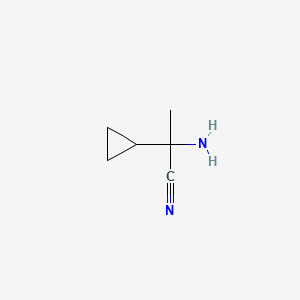 2-Amino-2-cyclopropylpropanenitrile