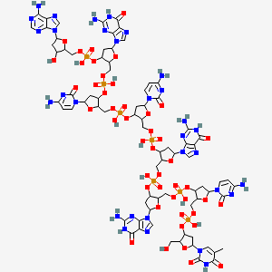 molecular formula C77H98N31O46P7 B12755652 Einecs 301-749-9 CAS No. 94042-83-8