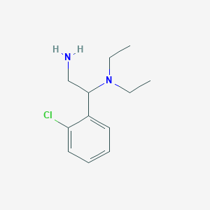 [2-Amino-1-(2-chlorophenyl)ethyl]diethylamine