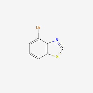 molecular formula C7H4BrNS B1275575 4-溴苯并噻唑 CAS No. 767-68-0