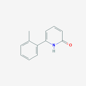 molecular formula C12H11NO B1275576 6-(O-tolyl)pyridin-2-ol CAS No. 300395-32-8