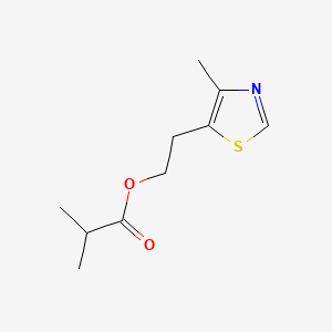 molecular formula C10H15NO2S B12755867 2-(4-Methyl-5-thiazolyl)ethyl isobutyrate CAS No. 324742-95-2